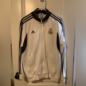 Adidas Real Madrid zip up sweatshirt men’s medium.